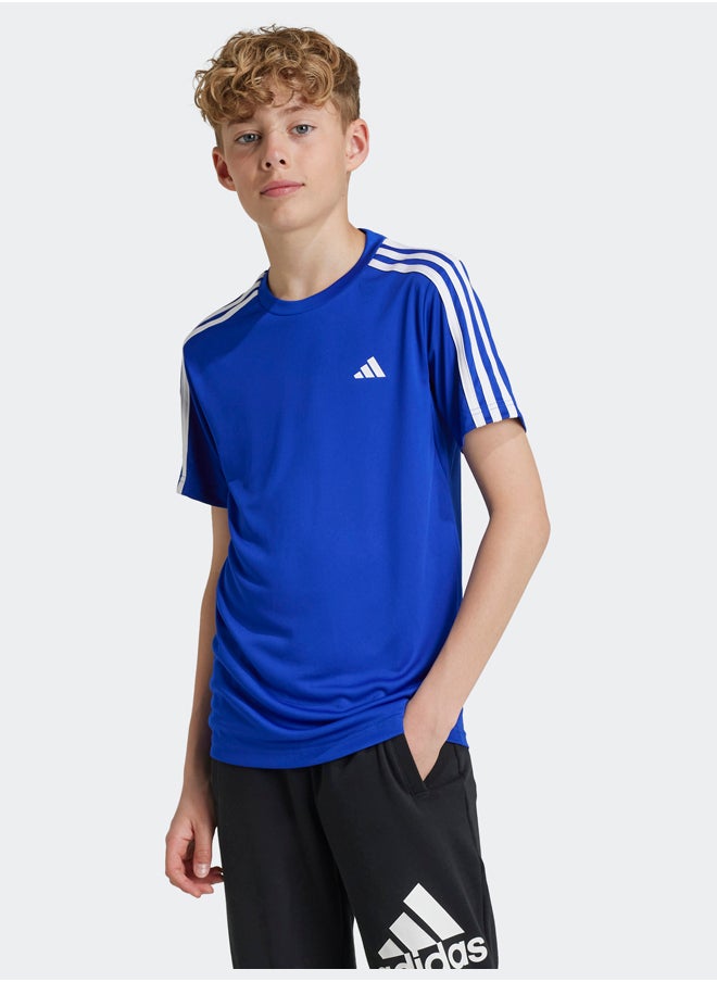 Adidas Train Essentials Aeroready 3-Stripes Regular-Fit T-Shirt  - Image 1