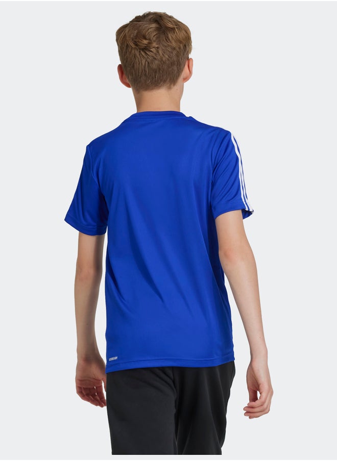Adidas Train Essentials Aeroready 3-Stripes Regular-Fit T-Shirt  - Image 2