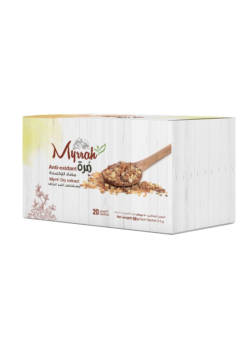 Sulinda Myrrh Extract Powder 2.5 gm 20 Packets  - Image 1