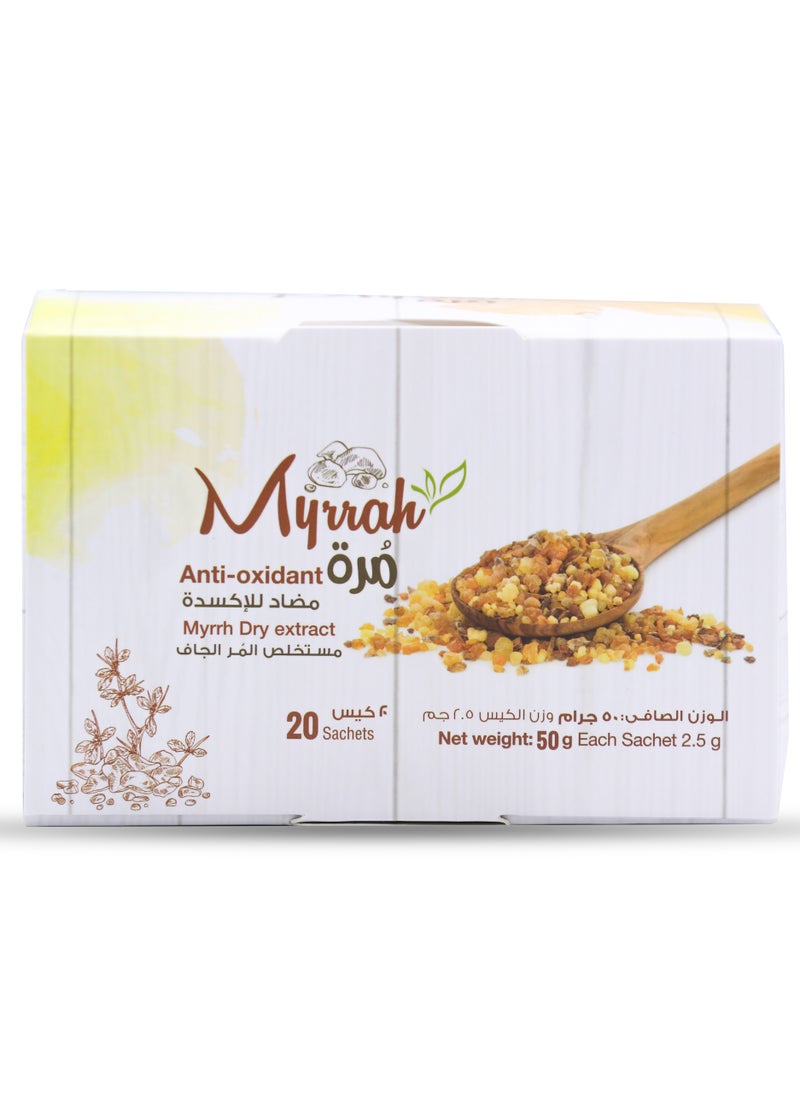 Sulinda Myrrh Extract Powder 2.5 gm 20 Packets  - Image 2
