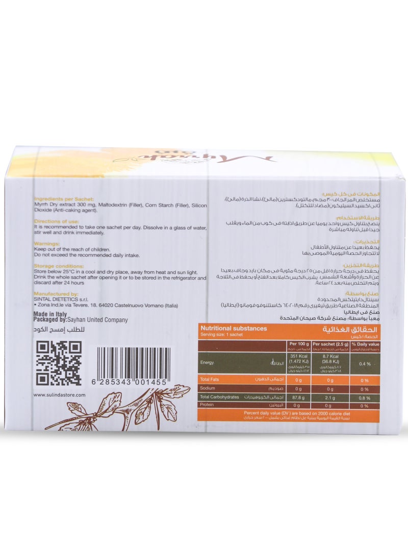 Sulinda Myrrh Extract Powder 2.5 gm 20 Packets  - Image 3