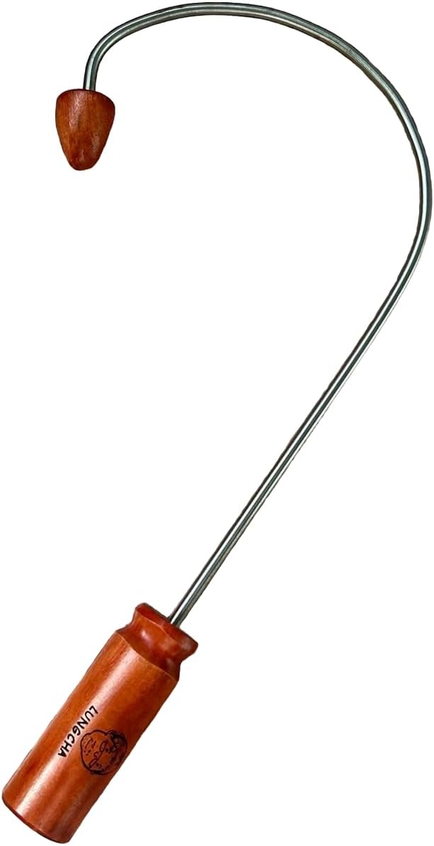Lungcha Traditional Thai Massage Reflexology Stick Tool for Back Massage 1 of Hook Curve Back - Image 2