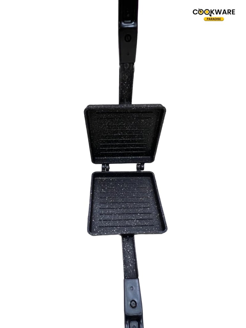 COOKWARE PARADISE COOKWARE PARADISE Jumbo GrillerNon Stick Gas Toaster Super Heavy  - Image 3