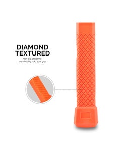 Neiko 02847A 2 Lb Dead Blow Hammer Neon Orange Unibody Molded Checkered Grip Spark And Rebound Resistant  - Image 4
