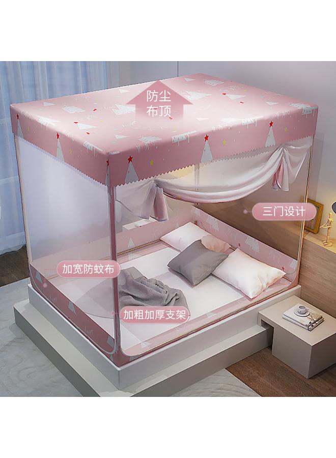 Bluejw Household Mosquito Net High-grade Children's Drop-resistant Yurt Sitting-bed Internet Celebras Anti-mosquito Net Clearance Zipper Type - Image 1