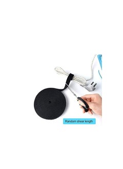 ECVV 10 Meter Reusable Fastening Tape 1 Roll, Double Side Cord Tie Strap for Organizer or Storage, Cable Organizer Wire Straps for Electronics Accessories  - Image 4