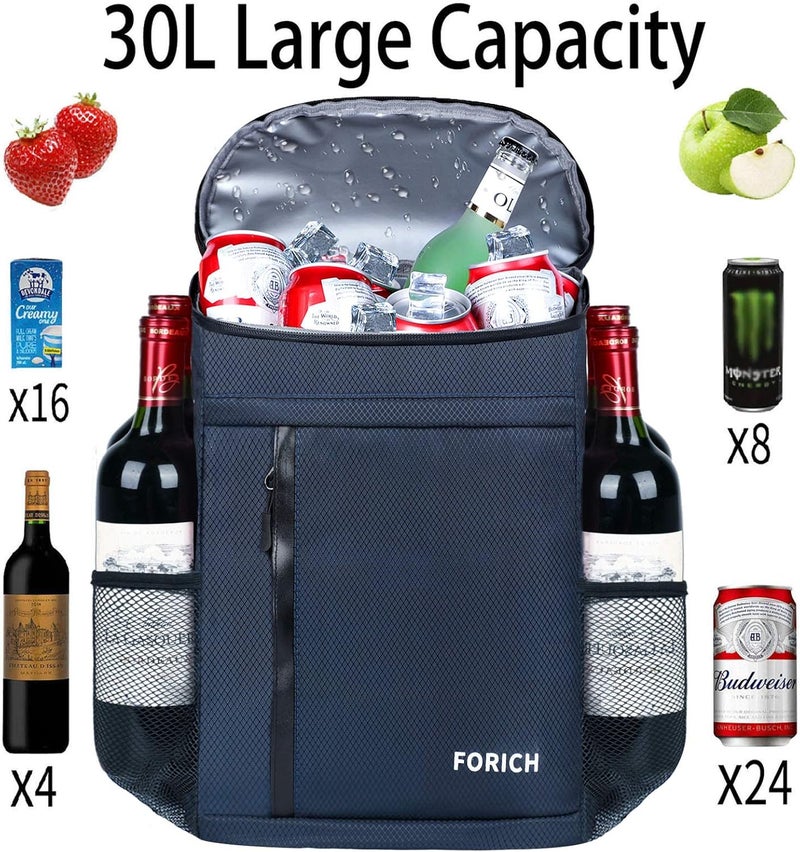 FORICH Soft Cooler Backpack Insulated Waterproof Backpack Cooler Bag Leak Proof Portable Small Cooler Backpacks to Work Lunch Travel Beach Camping Hiking Picnic Fishing Beer for Men Women - Image 3