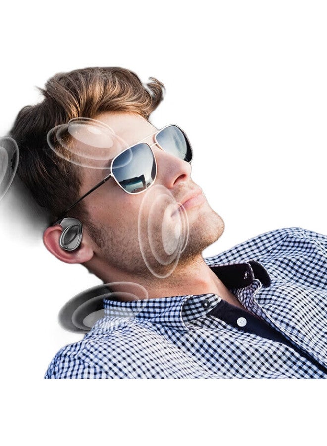 Newmine Q2 Bluetooth Earphones, Over-Ear, True Wireless, Bone Conduction, Open Concept, Not In-Ear, Clip-On, For Running And Cycling, High-End, Long Battery Life, Sports Earphones, Compatible With Apple, Xiaomi, Huawei, White - Image 3