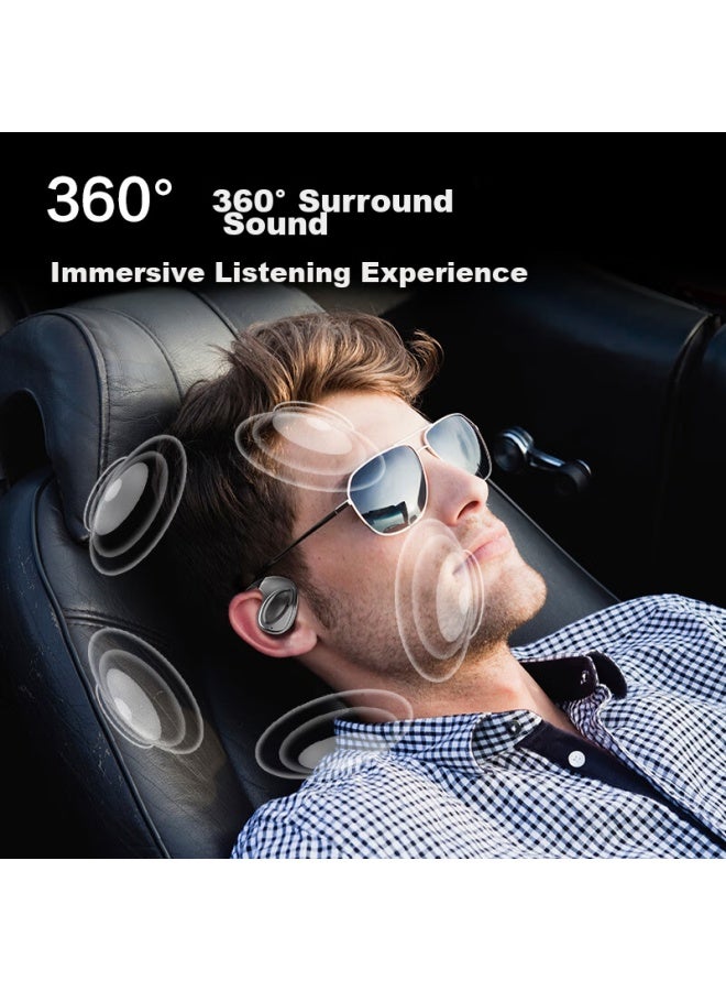 Newmine Newman Q2 Bluetooth Earphones, Over-ear, True Wireless, Bone Conduction, Open Concept, Not In-ear, Clip-on, For Running And Cycling, High-end, Long Battery Life, Sports Earphones, Compatible With Apple, Xiaomi, Huawei, White - Image 2
