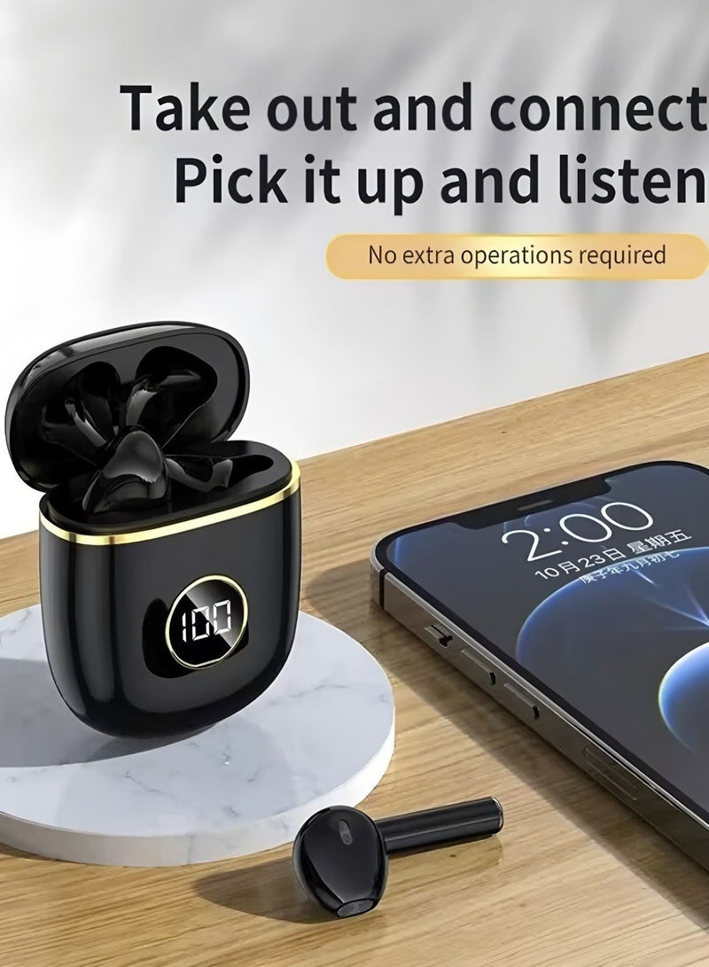 أبلينم سماعات رأس لاسلكية بتقنية البلوتوث، مزودة بخاصية إلغاء الضوضاء، وميكروفون، وسماعات رأس موسيقية ثنائية الوضع، ووقت استجابة منخفض، وسماعات أذن جديدة - Image 2