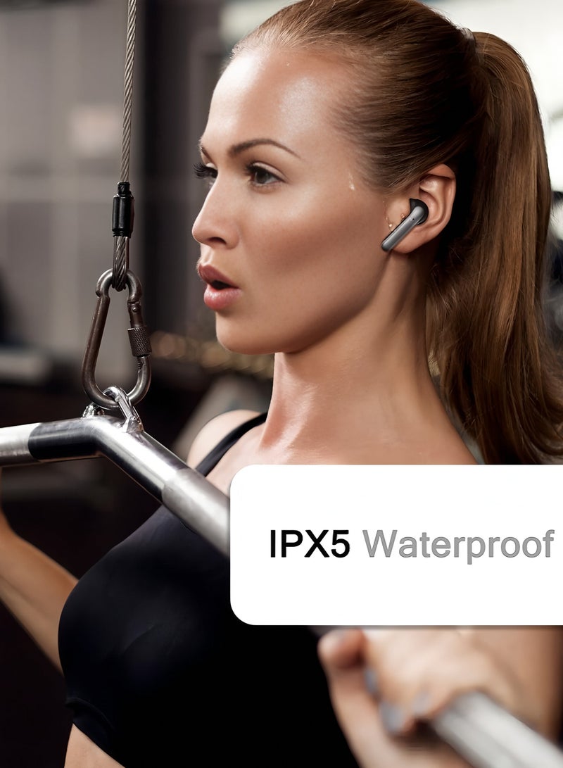 أبلينم سماعات رأس لاسلكية بتقنية البلوتوث، مزودة بخاصية إلغاء الضوضاء، وميكروفون، وسماعات رأس موسيقية ثنائية الوضع، ووقت استجابة منخفض، وسماعات أذن جديدة - Image 5