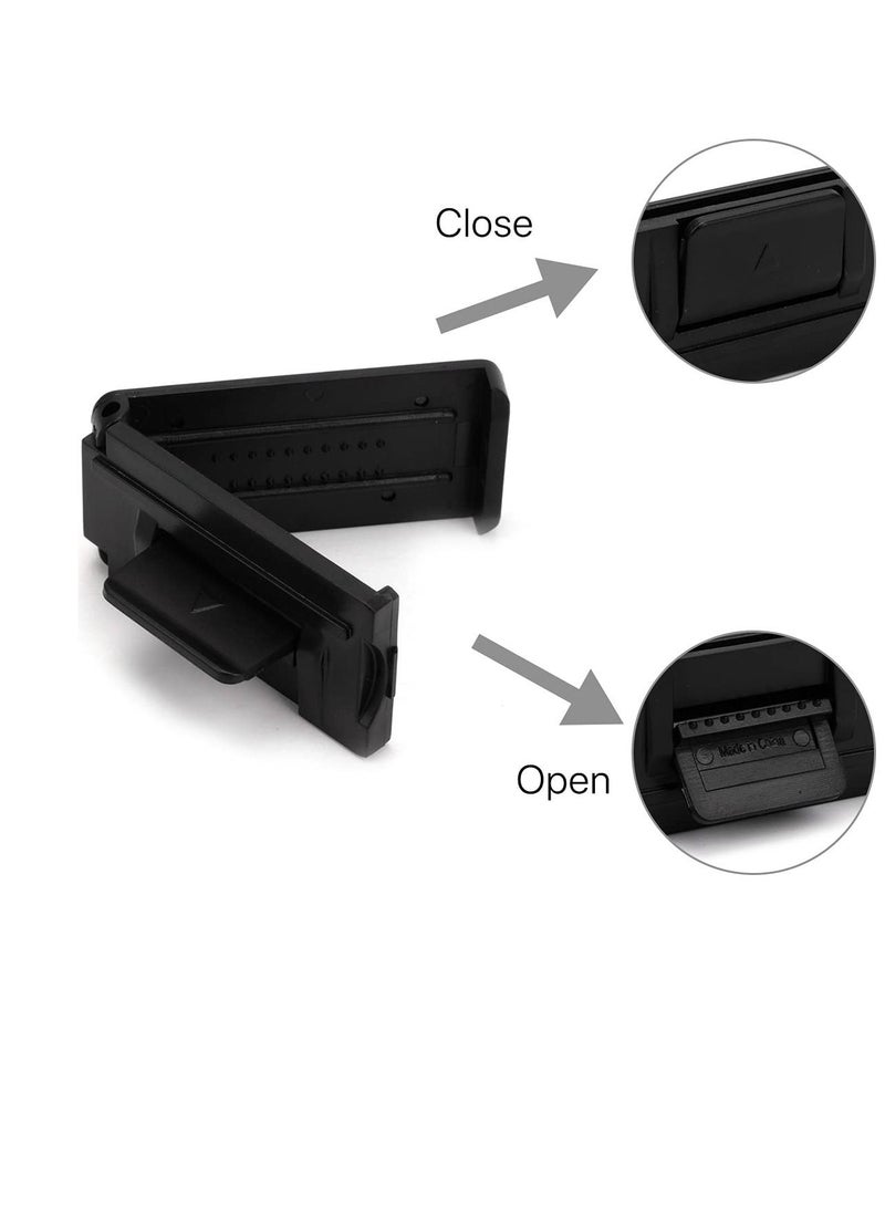 SYOSI Car Seat Belt Adjuster, Seatbelt Clips, Auto Car Seat Belt Stopper Clamp, Smart Adjust Seat Belts to Relax Shoulder Neck Tension While Driving (Silver) - Image 5