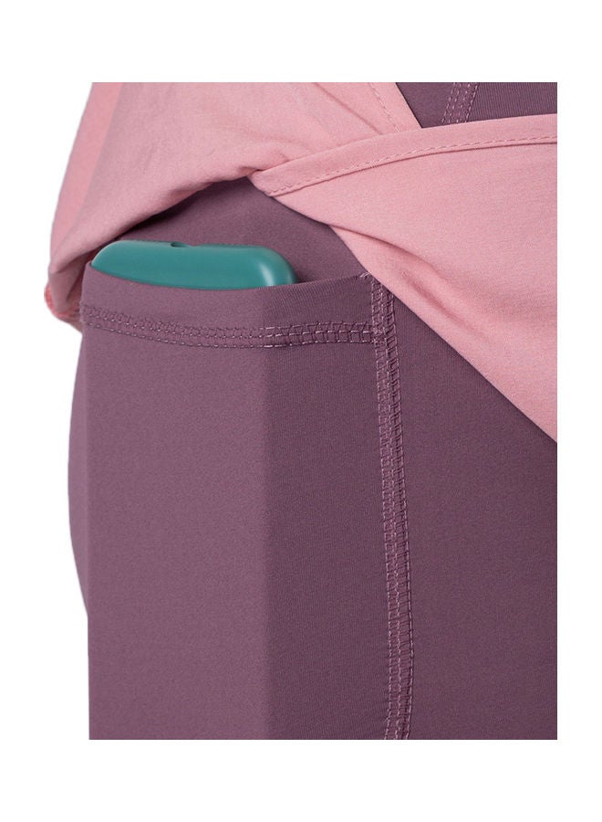 NIBEMINENT 2-In-1 With Pocket Wide Waistband Coverage Layer Compression Liner Running Shorts XL 20 x 3 18cm  - Image 3
