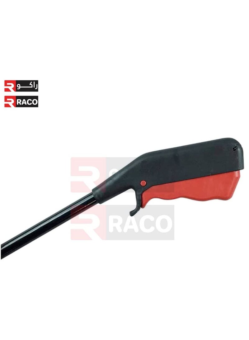 راكو أداة انتقاء نفايات  متعددة الأغراض سهلة الوصول إلى القمامة والقمامة أداة وصول المنتزع أسود وفضي - Image 2