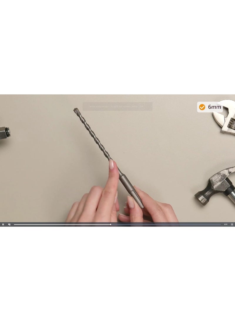 Bosch 10mm SDS Plus Drill Bit 160mm Length 2608680263 | Hammer Drill Bit for Concrete, Cement & Brick | Rotary Hammer Accessory - Image 3