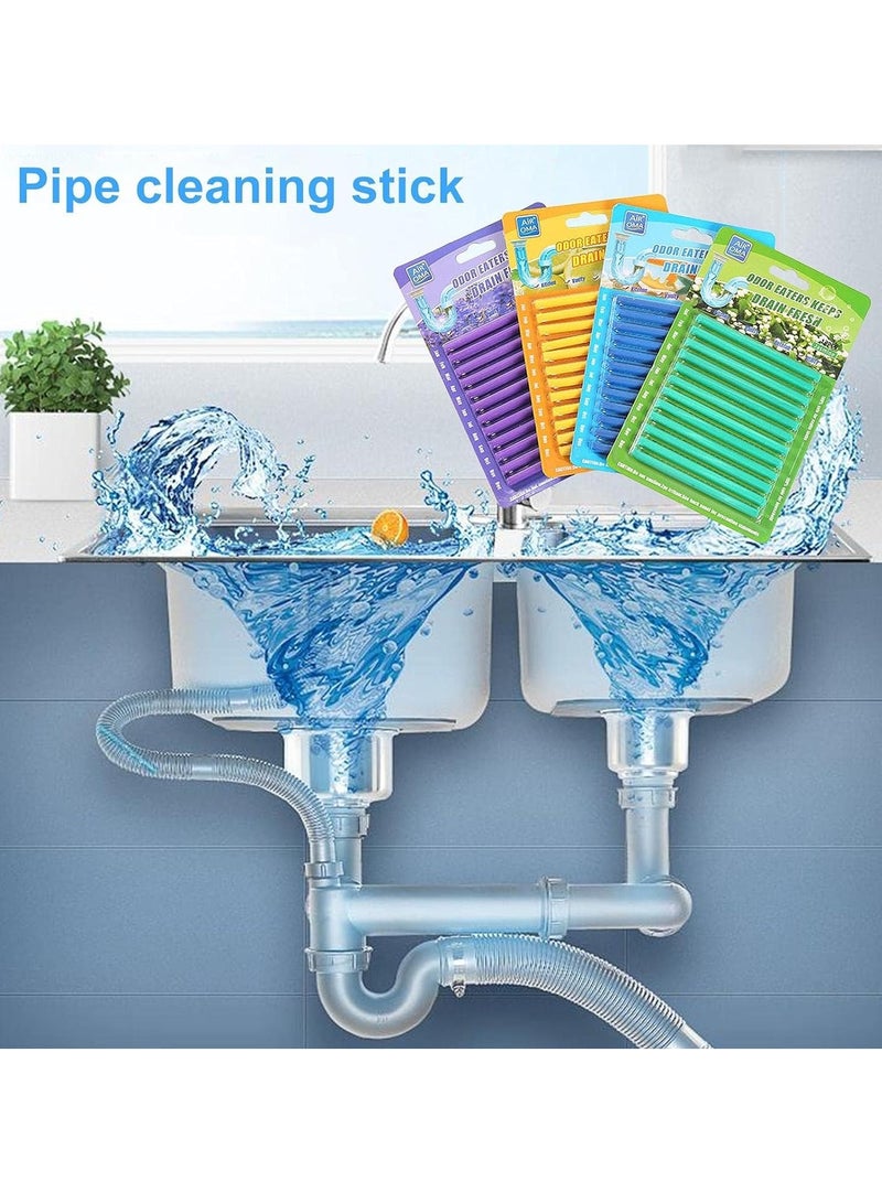 Excefore Drain Sticks Drain Cleaner Sticks Drain Deodorizer Sticks For Preventing Clogs Eliminating Smelly Odor,Keep Odor Free For Bathroom,Kitchen,Toilet,Shower Drain(random Color) - Image 5