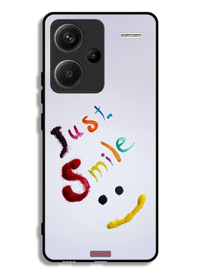 Tolwak Xiaomi Redmi Note 13 Pro Plus Protective Case Cover Just Smile - Image 1