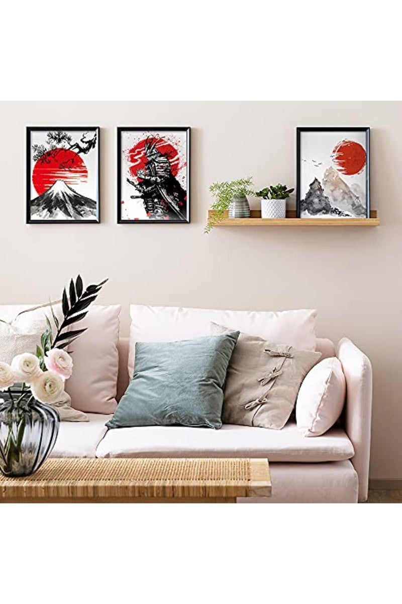 YUMKNOW Japanese Art Wall Decor - Unframed 11x14 Set of 6 - Image 4