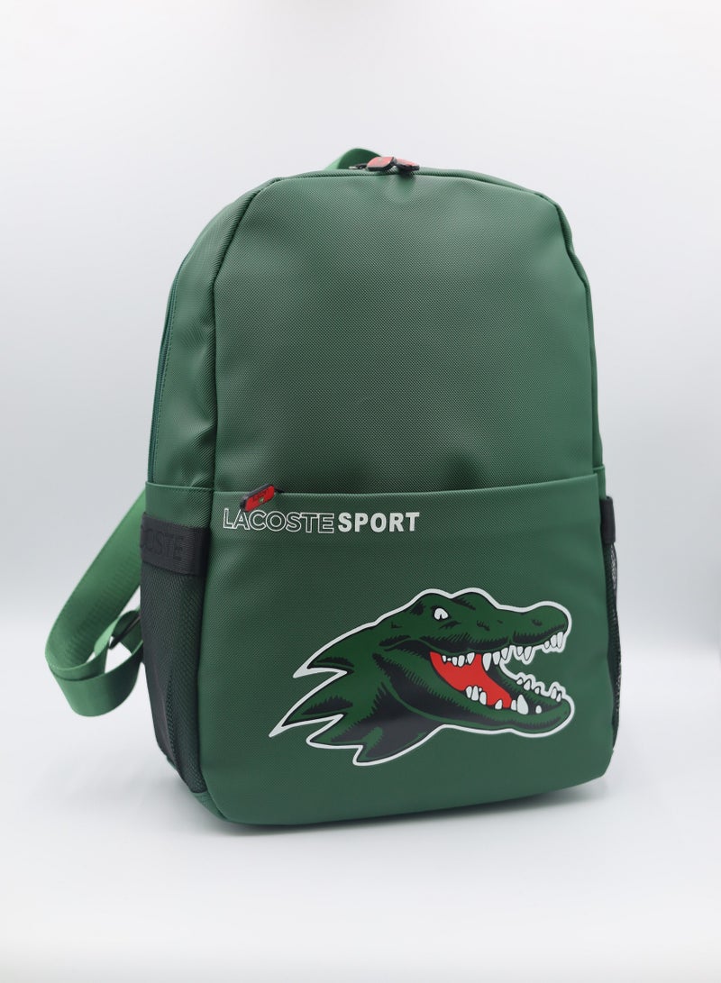 LACOSTE Lacoste backpack Printed with crocodile  - Image 2
