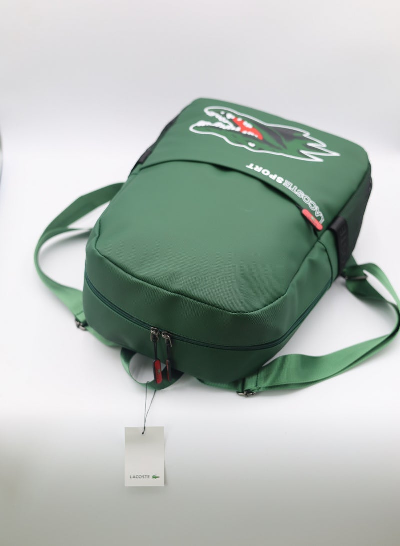 LACOSTE Lacoste backpack Printed with crocodile  - Image 4