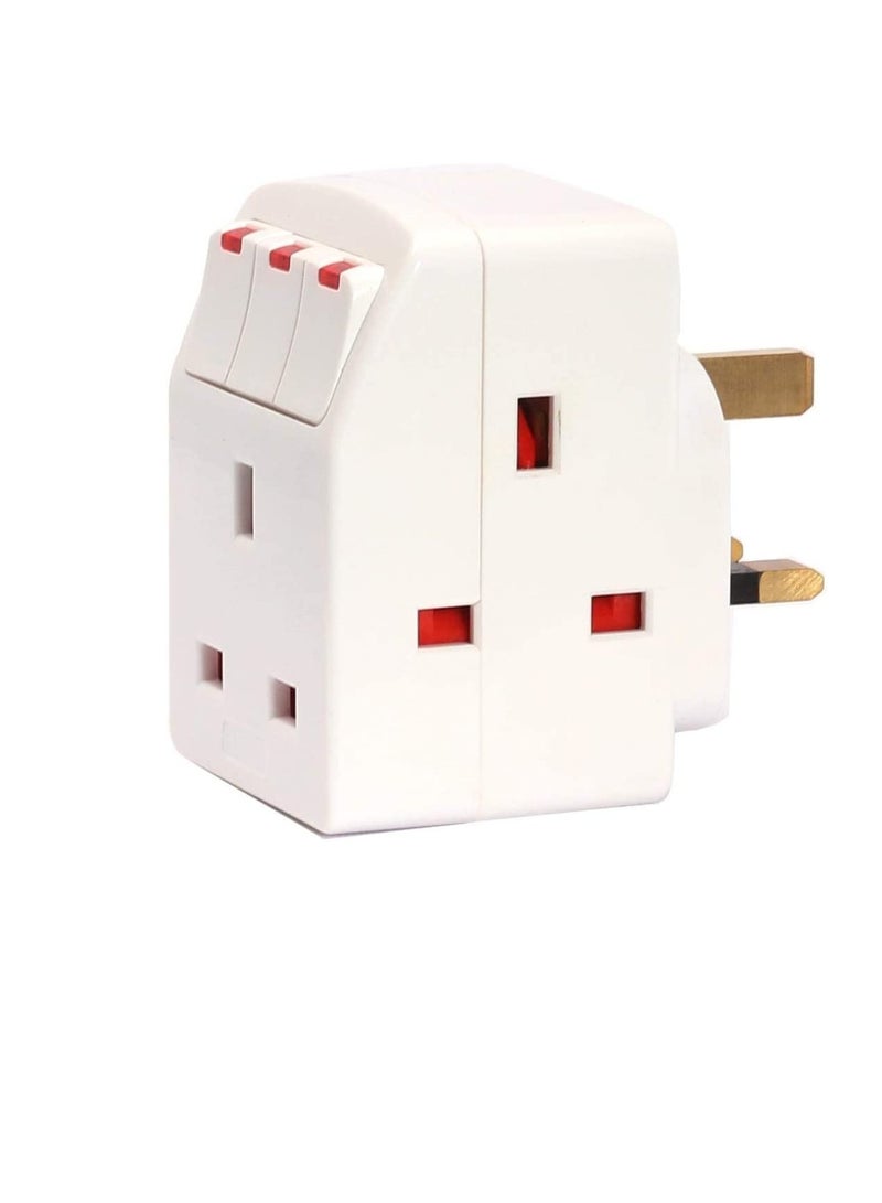 13Amp محول مع مفاتيح فردية - Image 3