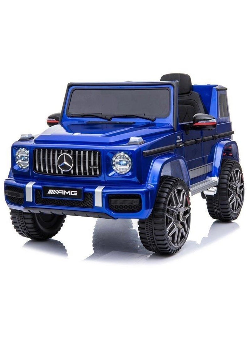 Mercedes-Benz - 12V Mercedes Benz G63 Kids Ride on Car Jeep - Painting Blue - Image 1