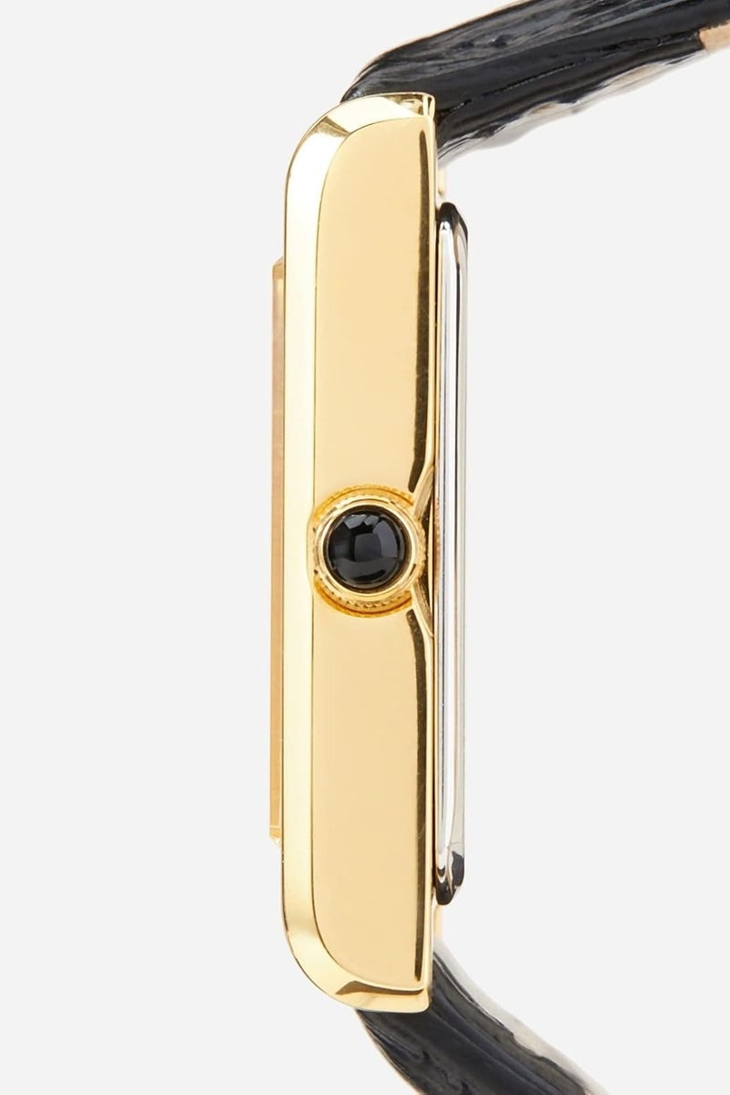 Seiko SWR054P1 Essentials Rectangular Gold-Tone Quartz Women's Watch - Image 3