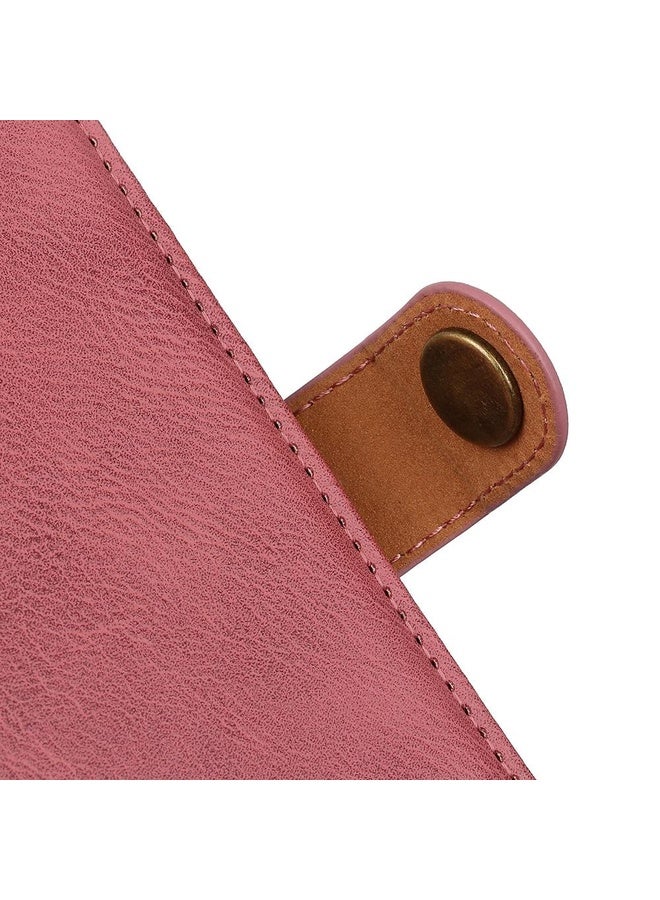 For Sony Xperia Ace II KHAZNEH Cowhide Texture Horizontal Flip Leather Case with Holder & Card Slots & Wallet(Pink)