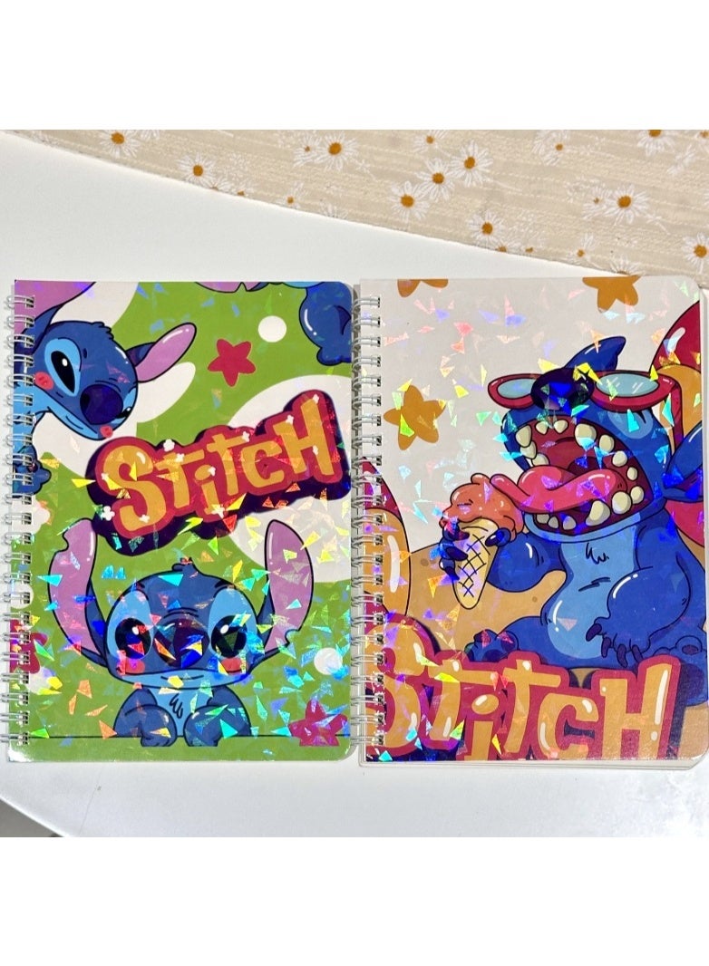 ستيتش دفتر ملاحظات ستيتش كارتون A5 دفتر ملاحظات ملفوف للطلاب - Image 4