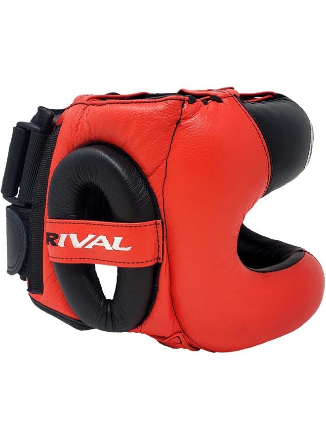RIVAL Boxing RHGFS3 Face-Saver Sparring Headgear - Wide Eye Opening, Premium Leather, and Thermoplastic Inner Frame - Image 4