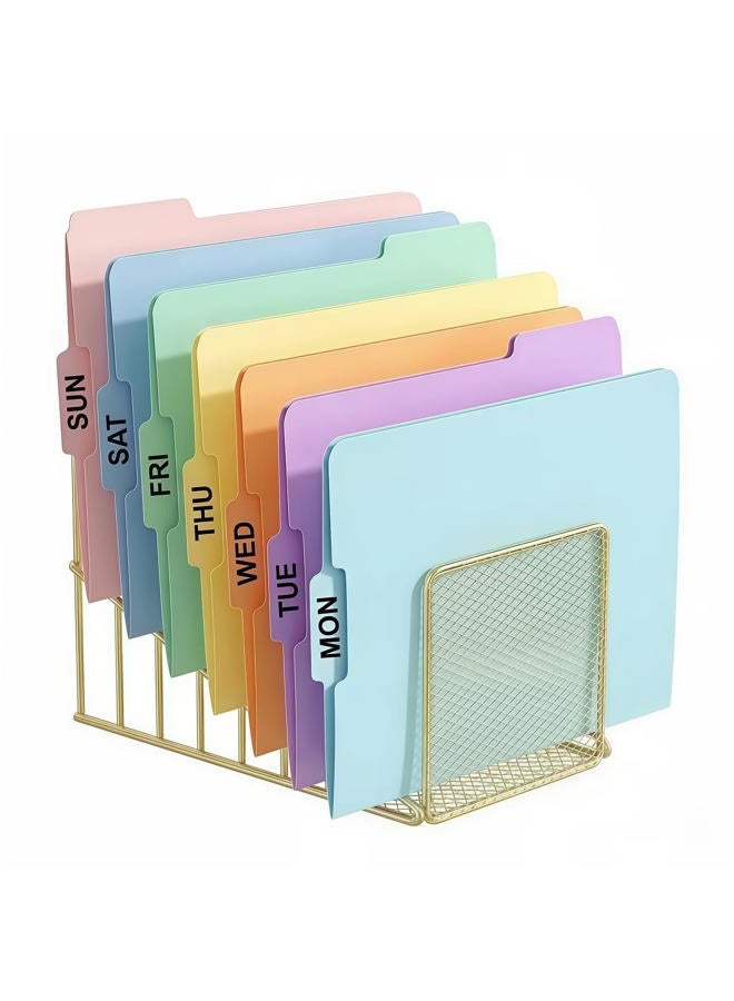 Simmer Stone Incline File Sorter, 7 Slot Pack of 1 - Image 1