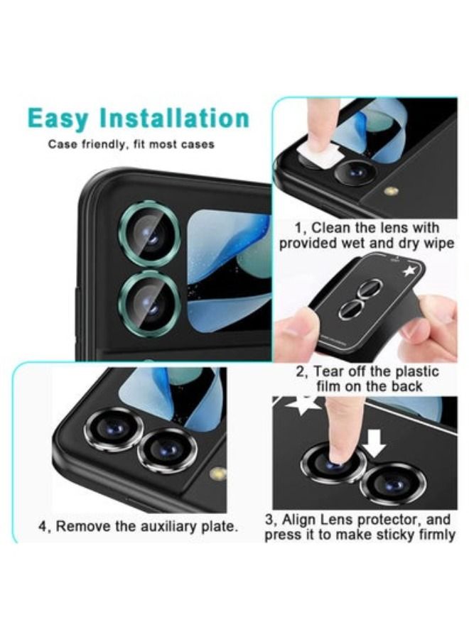 ACLIX Camera Lens Protector Compatible for Samsung Galaxy Z Flip 4 5G, - Image 4