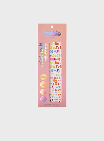 Lottie Stick To It - Nail Sticker Kit Alphabet