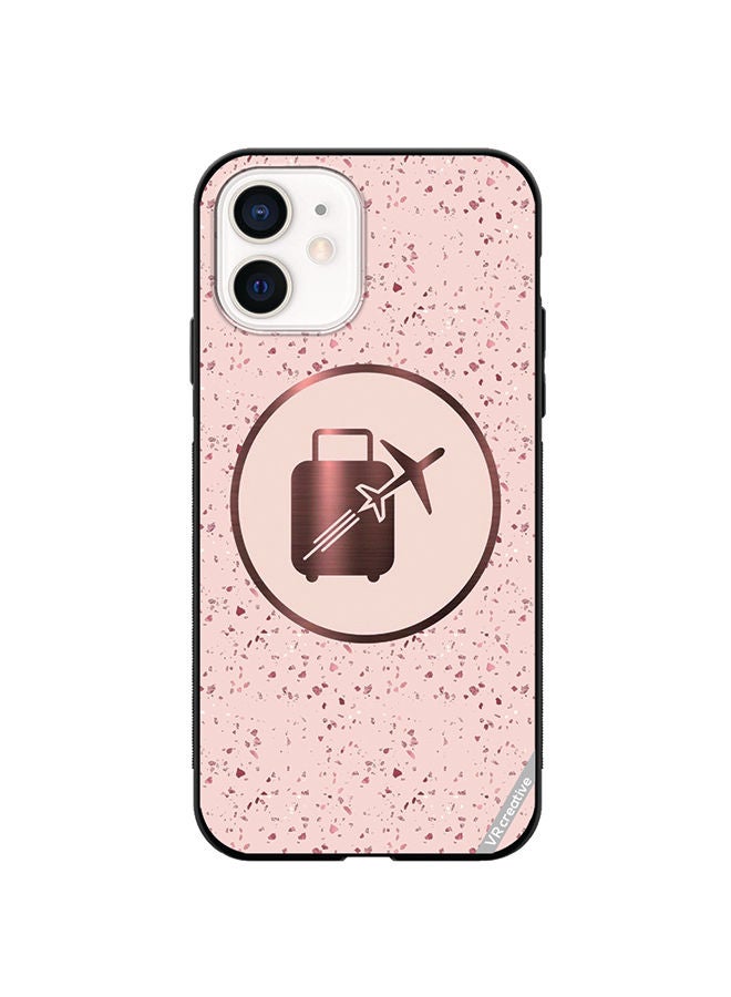 VR CREATIVE غطاء حماية لجهاز آبل آيفون 12 ميني تصميم سفر متعدد الألوان - Image 1