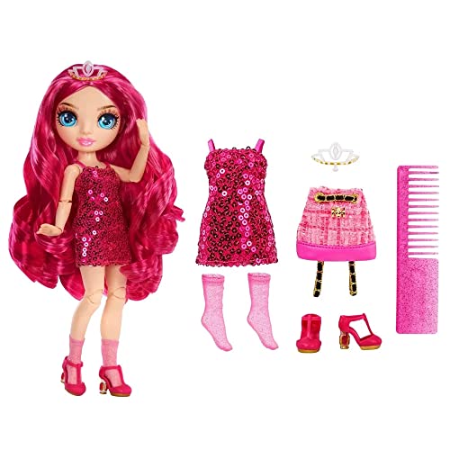 Rainbow High Jr High Series 2 Stella Monroe- 9" Fuchsia Pink Posable Fashion Doll with Designer Accessories and Open/Close Backpack. Great Toy Gift for Kids Ages 6-12 Years Old & Collectors - Image 5