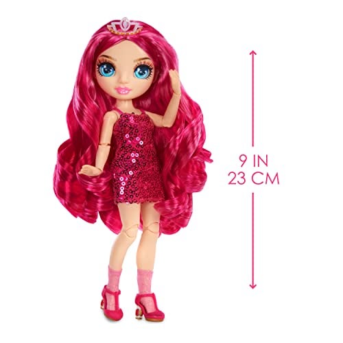 Rainbow High Jr High Series 2 Stella Monroe- 9" Fuchsia Pink Posable Fashion Doll with Designer Accessories and Open/Close Backpack. Great Toy Gift for Kids Ages 6-12 Years Old & Collectors - Image 3