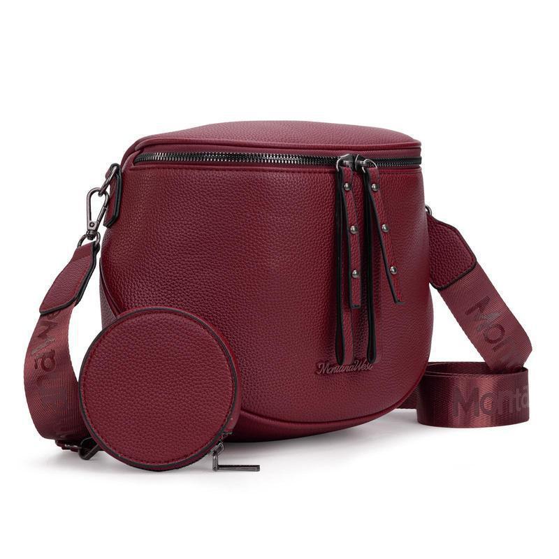 PU Crossbody Bag with Coin Purse, Unisex Mini Casual Sling Bag - Image 3