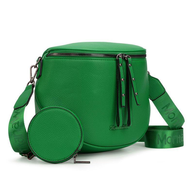 PU Crossbody Bag with Coin Purse, Unisex Mini Casual Sling Bag - Image 5