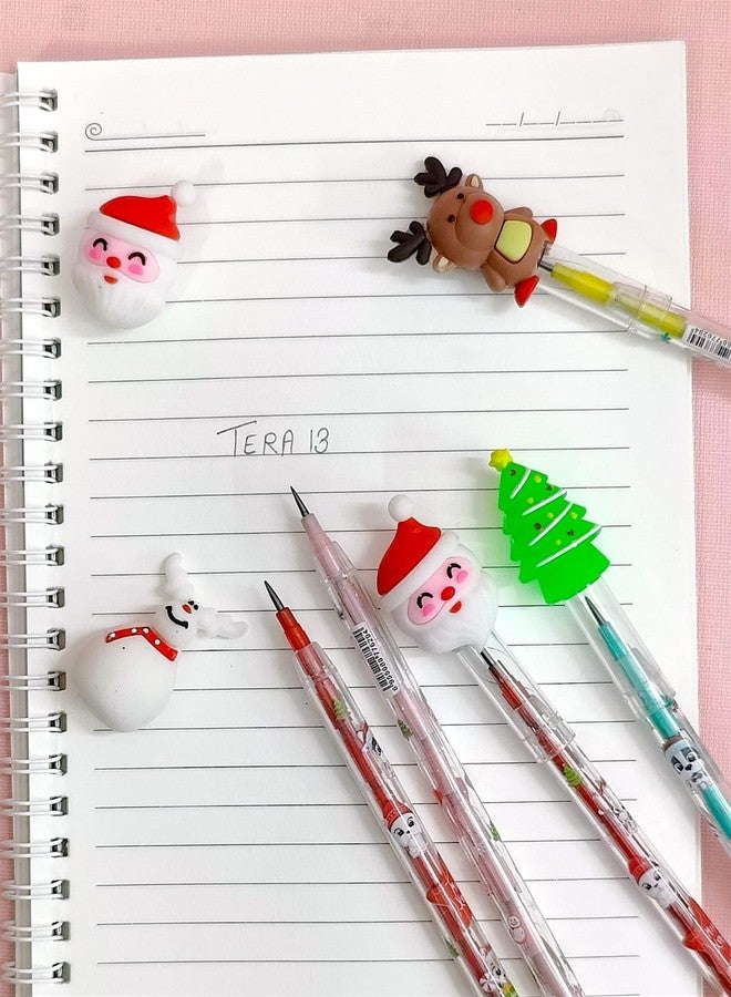 AMYCAUR Merry Christmas Stationery Combo Gift for Kid, Cute School Stationery Gift Combo, Secret Santa Party Return Gift for Kids Stationery Items, New Year Christmas Goody Gift Set (Pack of 8 Items) - Image 4