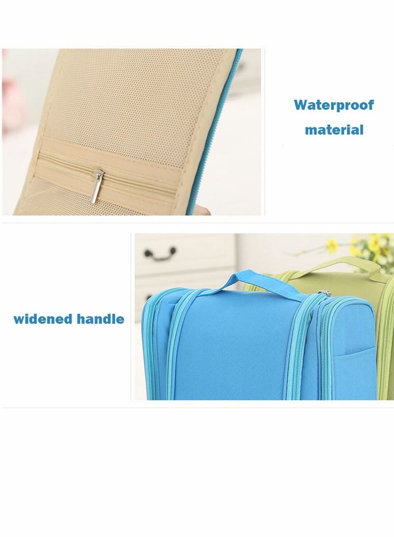 Bluejw Blue Hanging Travel Toiletry Bag for Toiletries Makeup Cosmetics - Image 4