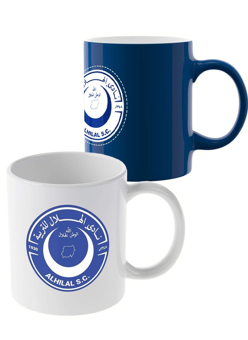Al Hilal S.C Alhilal Ceramic Stoneware Mug - White  - Image 2