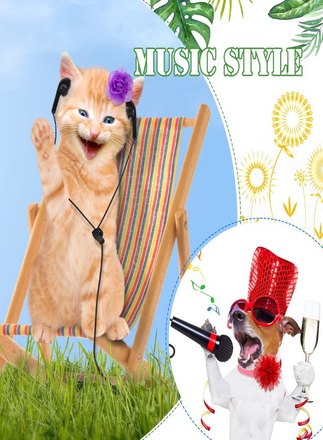 تونديامو مجموعة تونديمو من 84 قطعة من زهور طوق الكلاب متعددة الألوان، إكسسوارات طوق الحيوانات الأليفة، ربطات عنق على شكل زهور من الشيفون الناعم للحيوانات الأليفة، مناسبة للكلاب والقطط والجراء الصغيرة والمتوسطة والكبيرة، 6 أنماط، ألوان متعددة - Image 5