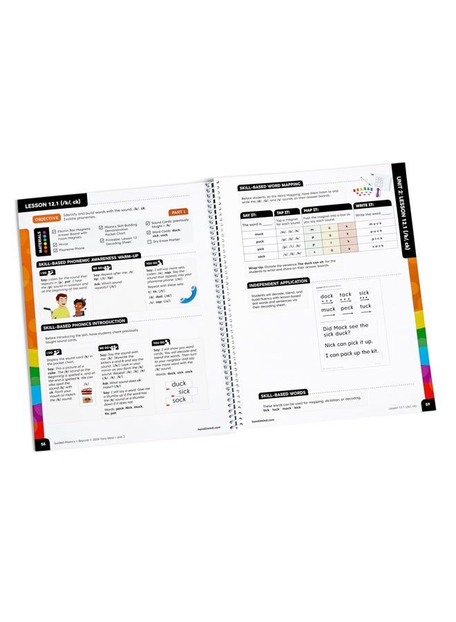 hand2mind Guided Phonics + Beyond Focus Lessons Unit 2 Instructional Materials - Image 3