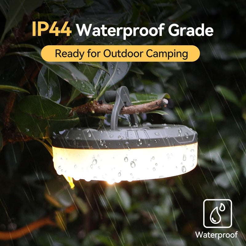 Proxima Direct 10 m Camping Fairy Lights 2-in-1 Roll Up LED String Lights Rechargeable IP67 Waterproof for Eid Ramadan Diwali Party Festival Indoor Outdoor Decorations (Warm White) - Image 2