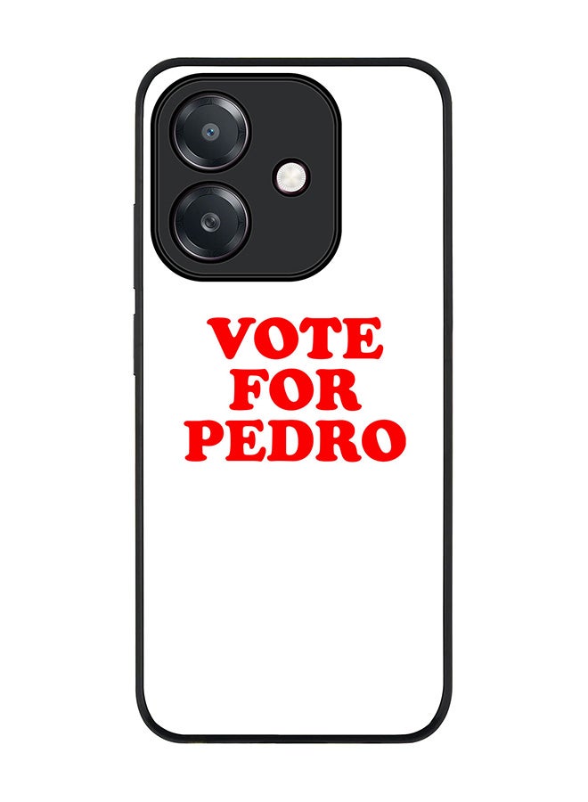 Stylizedd For Oppo A3x 4G / A3 4G Case,Slim fit Camera Protection, Shockproof Thin Phone cover - Vote For Pedro - Image 1