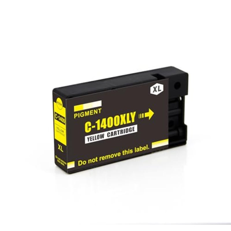 ® PGI-1400XL لمجموعة خراطيش الحبر Canon عالية الإنتاجية 4 عبوات أسود سماوي وأرجواني أصفر PGI 1400 XL لـ MAXIFY MB2140 MB2340 MB2740 MB2040 - Image 5