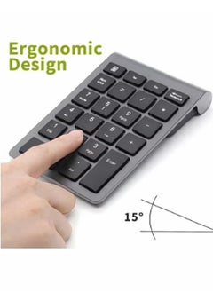 dida-cosmos 22 Keys Bluetooth Wireless Number Rechargeable  2.4GHz Numeric Keypad  - Image 2