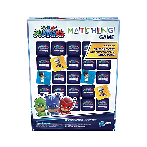 PJMASKS PJ Masks Hasbro Gaming Matching Game for Kids Ages 3&Up,Fun Preschool Game for 1+ Players,Multicolor - Image 5