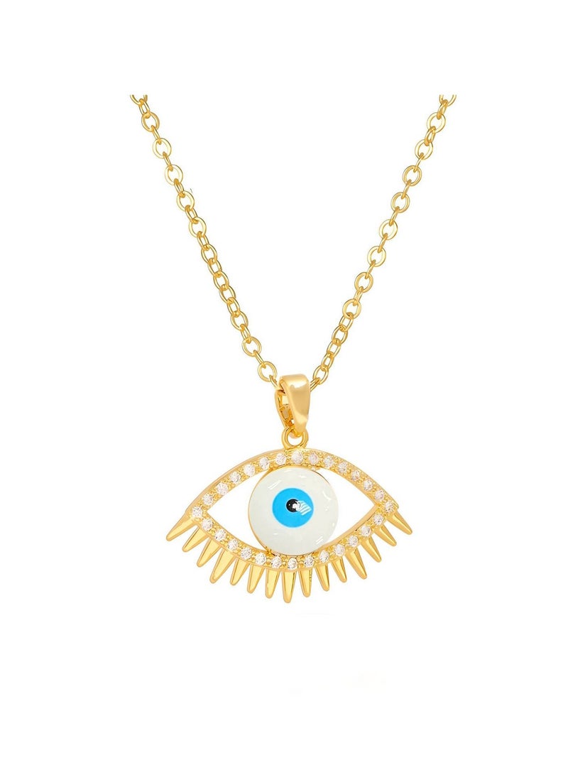 Vibez Jewelz 18K gold plated "Evil Eye" necklace, Intensity - Image 1