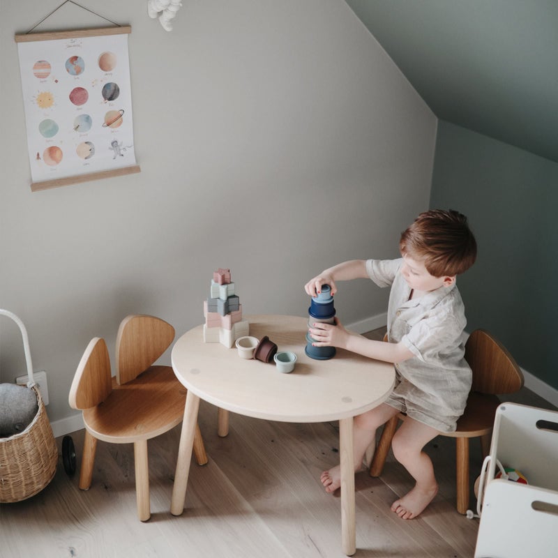 mushie Stacking Cups Toy 8 pcs | Made in Denmark (Forest) - Image 5